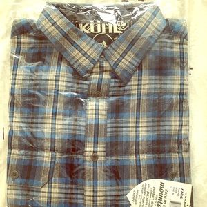 Kuhl size large men’s button down shirt
